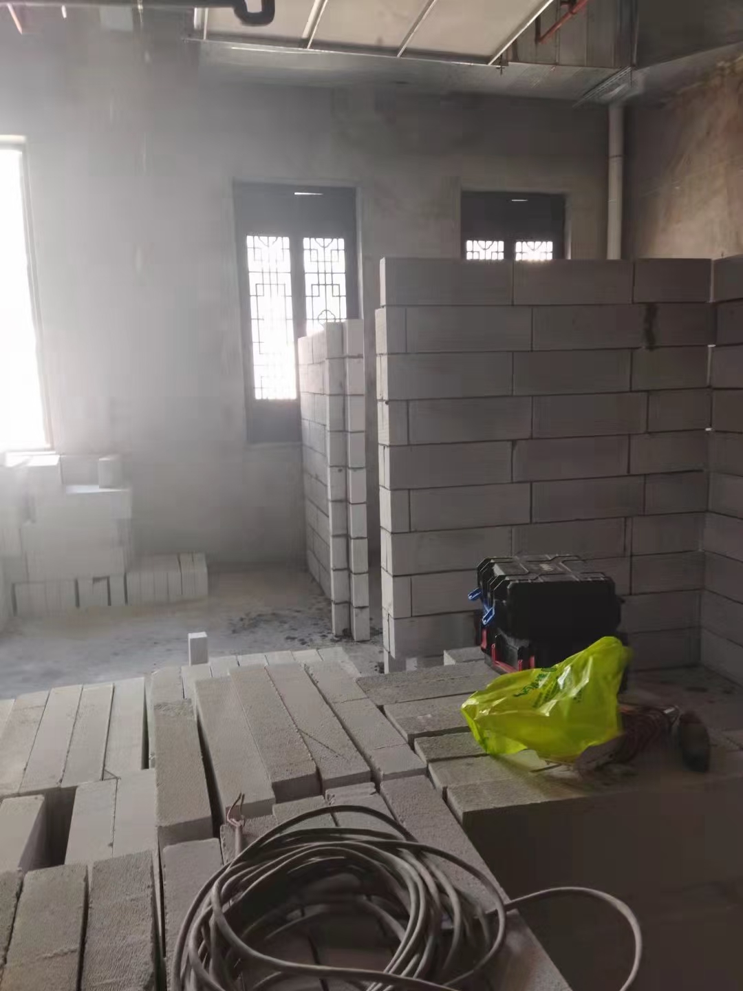 轻质砖隔墙工程交付